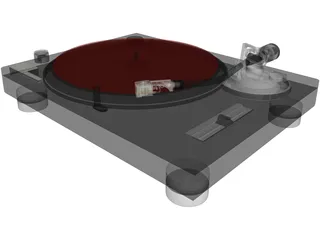 Turntable Technics MK2 1200 3D Model