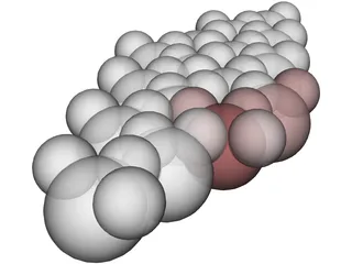 Water Molecule 3D Model