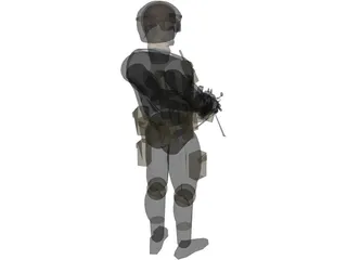 Soldier 3D Model