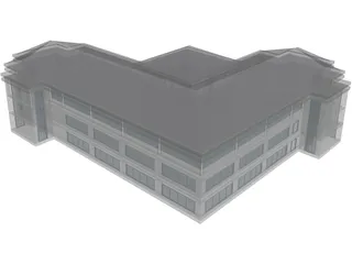 Building Office 3D Model