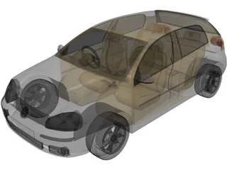 Volkswagen Golf (2011) 3D Model