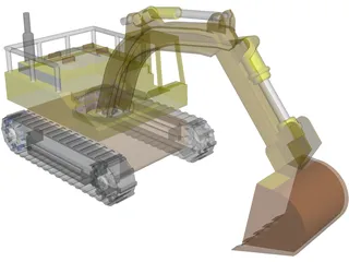 Excavator 3D Model