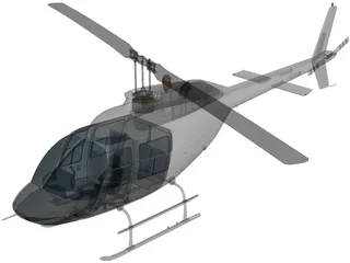 Bell 206 3D Model