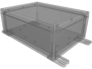 IP65 Watertight Enclosure RP1460 3D Model