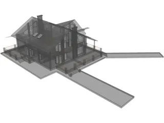 Living House 3D Model