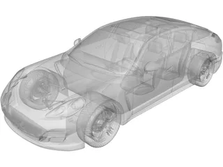 Porsche Panamera S Hybrid (2013) 3D Model