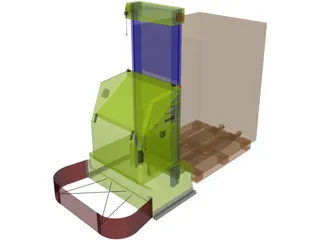 Automated Guided Vehicle [AGV] 3D Model