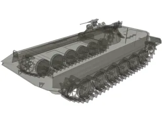 APC Tank 3D Model