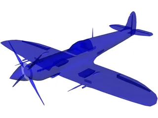 Supermarine Spitfire WW2 3D Model