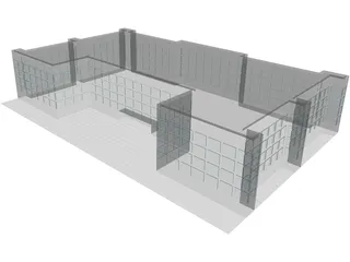 Postal Complex 3D Model