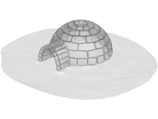 Igloo 3D Model