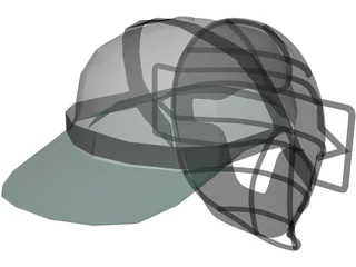 Baseball Catcher Mask 3D Model