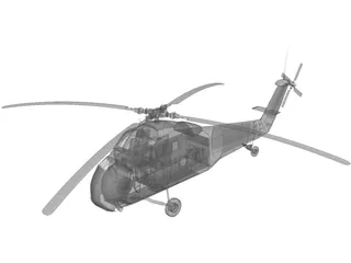 Sikorsky HUS-1 Seahorse 3D Model