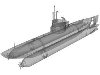 Submarine 3D Model