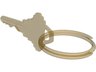 House Key 3D Model