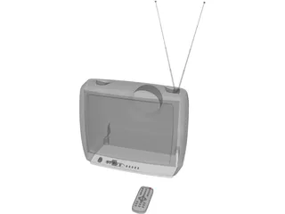 TV Set 3D Model