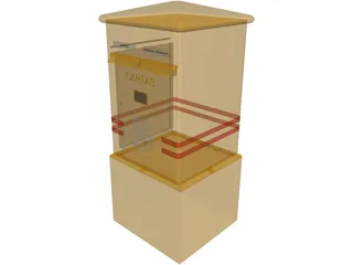 Post Box 3D Model