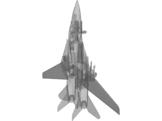 F-14 Tomcat Fighter 3D Model