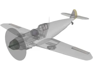 Messerschmitt BF-109G6 3D Model