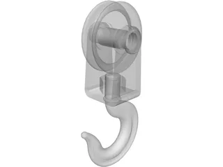 Hook and Pulley 3D Model