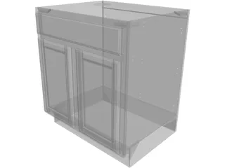 Cabinet Kitchen 3D Model