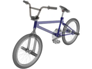 Bike BMX Trial 3D Model