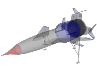 Thunderbird 3D Model