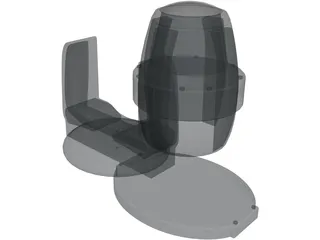 Ireos Pro Xeon Search Light 3D Model