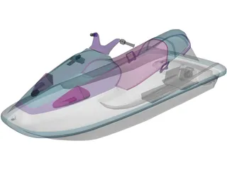 Jet Ski Suzuki 3D Model