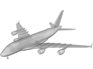 Airbus A380 3D Model