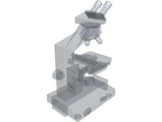 Microscope 3D Model