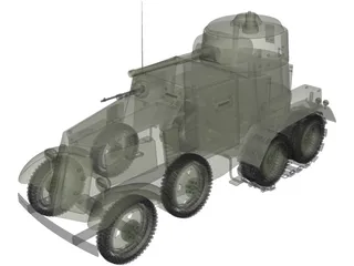 BA-10 Winter 3D Model