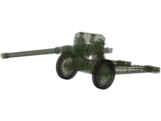 Cannon (122mm) 3D Model