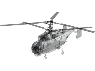 Kamov Ka-27M Helix 3D Model