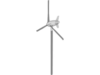 Wind Turbine 3D Model