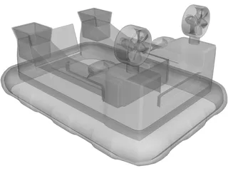 Hovercraft 3D Model