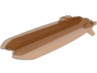 Future Submarine 3D Model