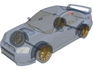 Subaru Impreza WRX Sti (2004) 3D Model