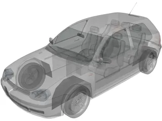 Volkswagen Golf IV (3 doors) 3D Model