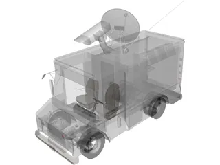 Chevrolet TV Van (1988) 3D Model