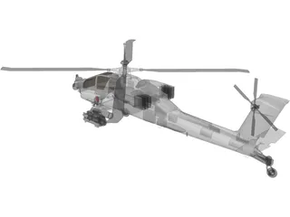 Boeing AH-64A Apache 3D Model