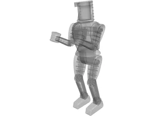 Boxing Robot 3D Model