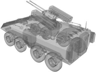 Future Combat Vehicle 3D Model