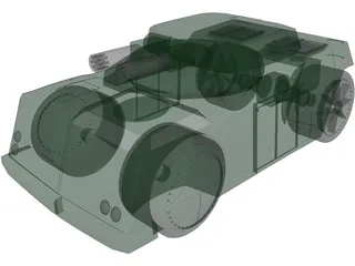 Wheeled APC 3D Model