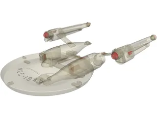 Star Trek Airplane 3D Model