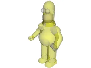 Simpsons Homer 3D Model