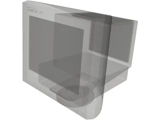 Monitor CRT (19 inch) 3D Model