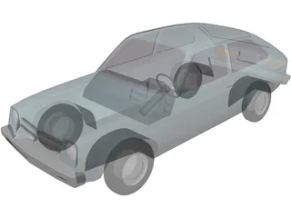 Chevrolet Chevette (1977) 3D Model