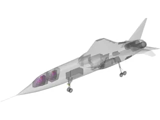 BAC TSR-2 3D Model