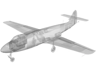 Hawker Sea Hawk 3D Model